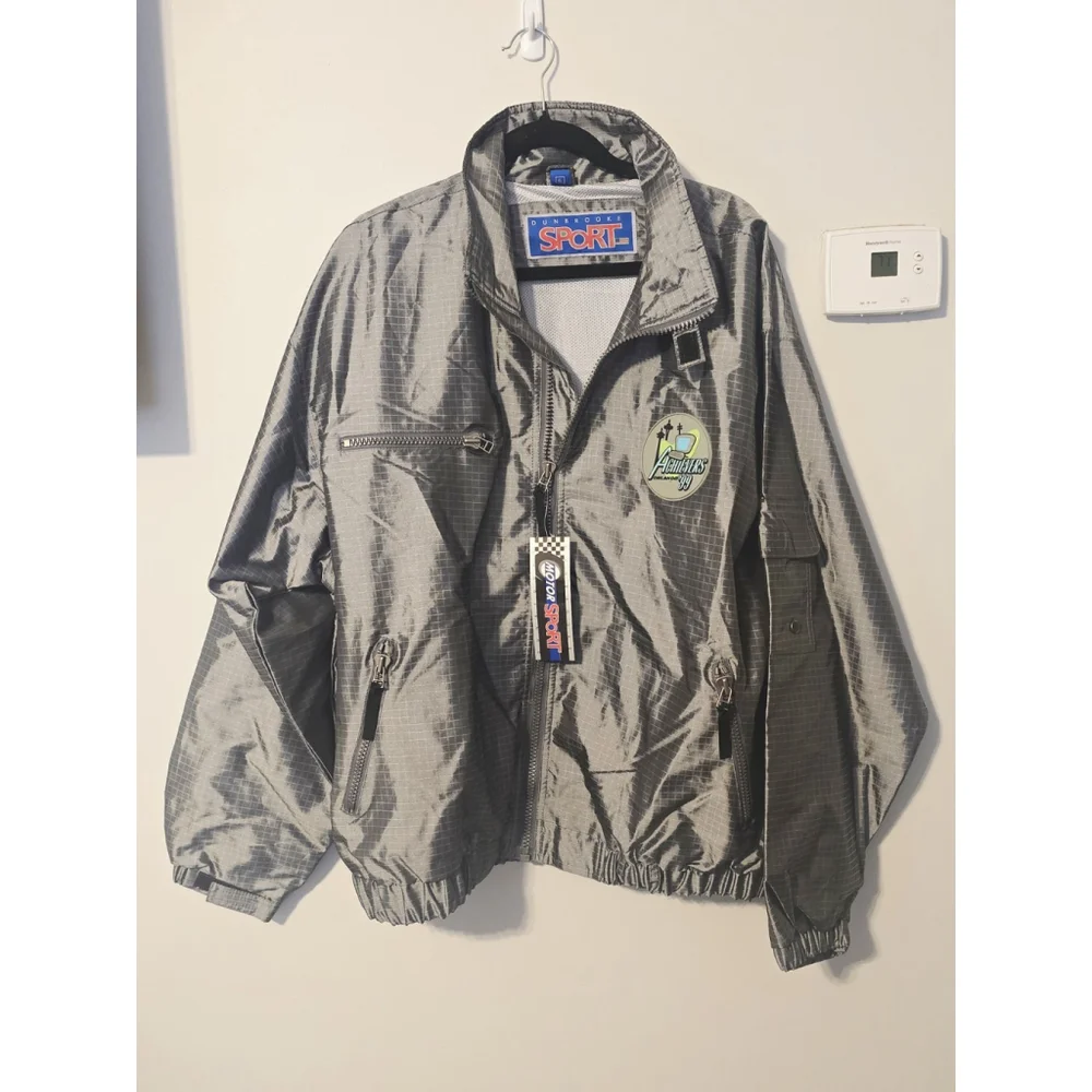 Vintage! NWT DUNBROOKE Motorsports Men's Jacket Size XL Full Zip Windbreaker - Picture 1 of 8